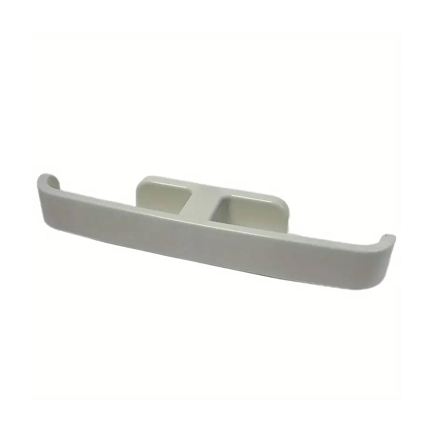 Self adhesive bathroom towel rack in white for easy installation and space-saving organization