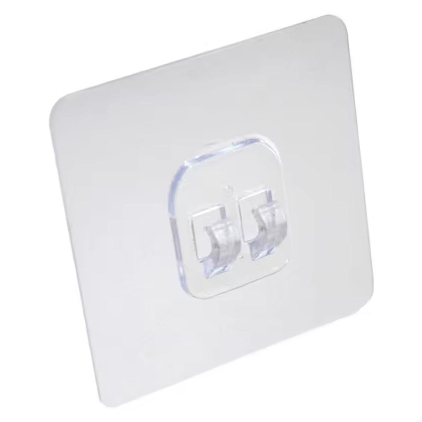 Transparent self adhesive wall hooks perfect for organizing space and hanging items securely