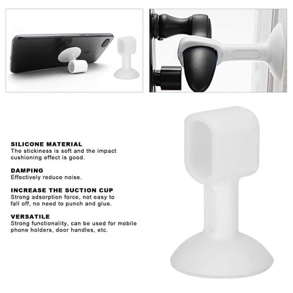 Self-sucking silicone door stopper designed to effectively reduce noise and prevent door slamming