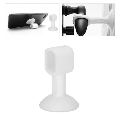 Self-sucking silicone door stopper designed for effective door holding and protection