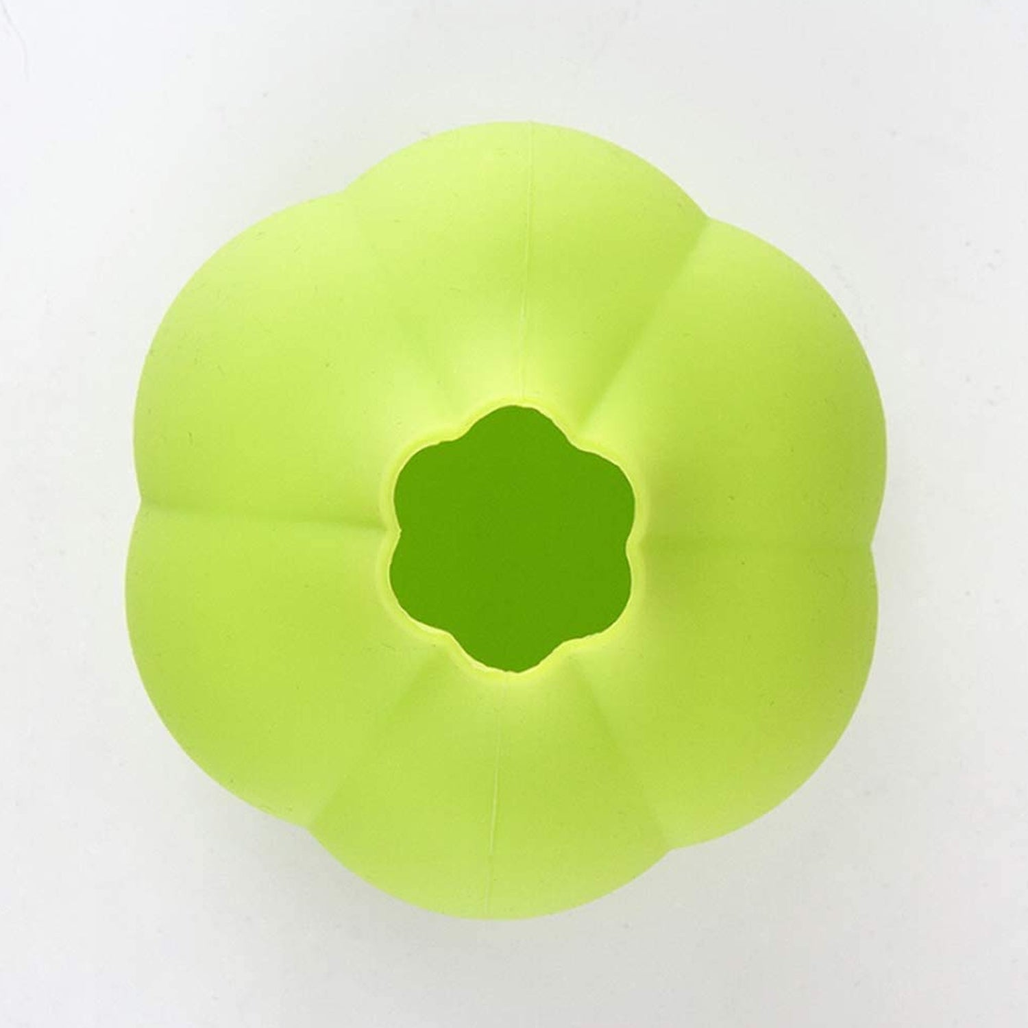 Your Brand Silicone Garlic Peeler in vibrant green, designed to easily remove garlic skins