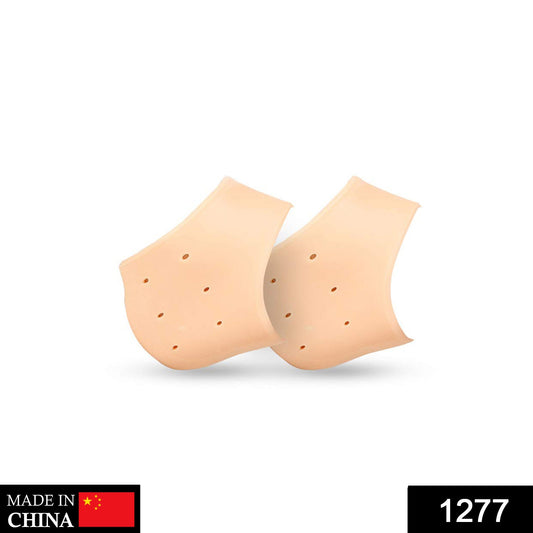Your Brand silicone heel moisturizing socks for soft and smooth feet care