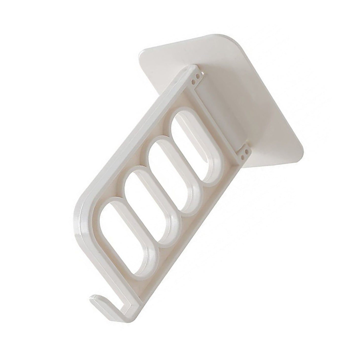 Your Brand Single Door Hook for Bathroom in White, perfect for hanging towels and robes