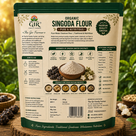 Organic Singoda Flour - Pure & Nutritious