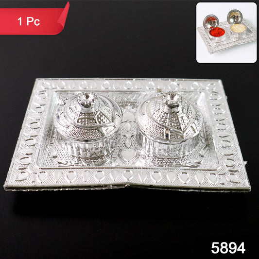 Tray Shape Special Puja Thali (1 Pc / Mix Design) Your Brand