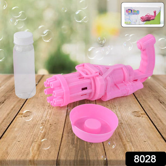 8-Hole battery operated Bubbles Gun Toys for Boys and Girls Your Brand