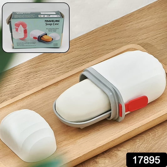 Stylish Soap Holder for Travel & Bathroom Use ,Sabudani (1 Pc, Non-Leak Seal) Your Brand