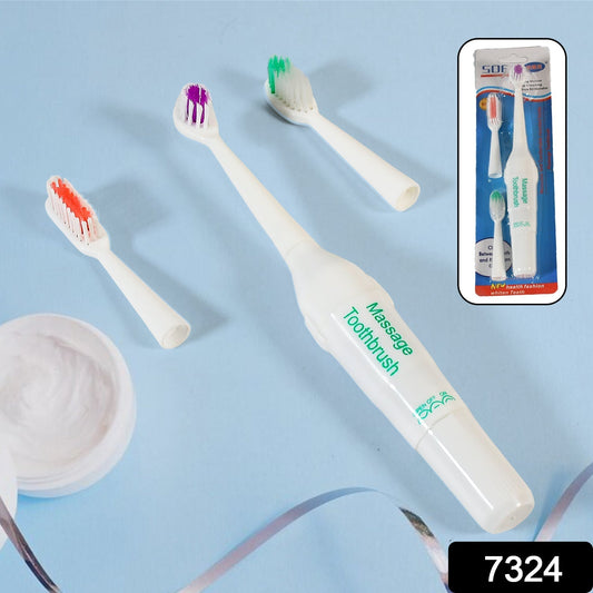 Electric Toothbrush for Adults & Teens β Deep Cleansing, Battery Operated (Battery Not included) Your Brand