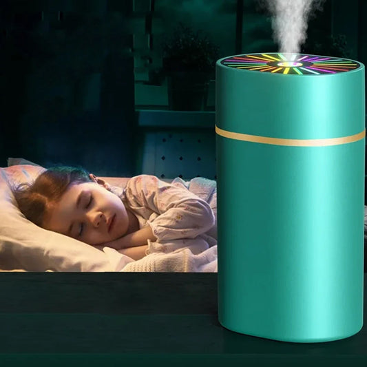 Humidifiers For Bedroom, Small Humidifier With Colorful Light Effect, Mini Desk / Car Humidifier with Colorful Light Your Brand