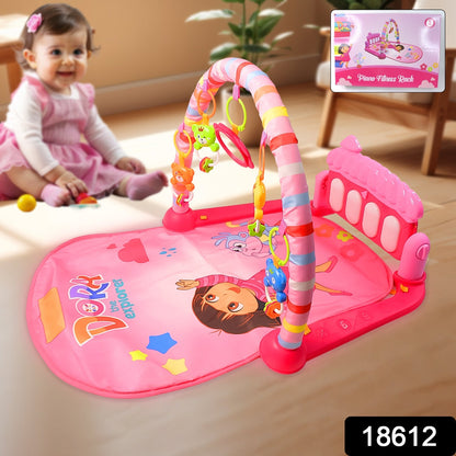 2in1 Baby Kick and Play Piano Gym Mat & Fitness Rack (1 Set) Your Brand