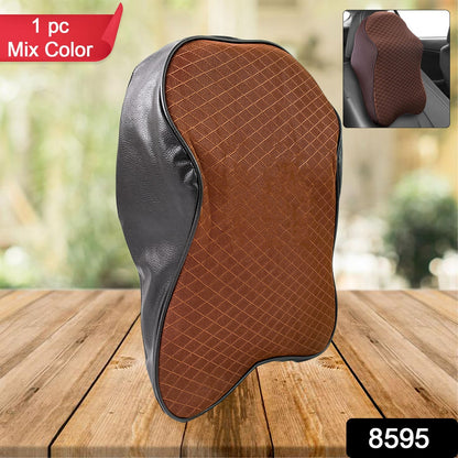 Say Goodbye to Neck Pain: Memory Foam Car Neck Pillow for Drivers (1 Pc, Mix Color) Your Brand