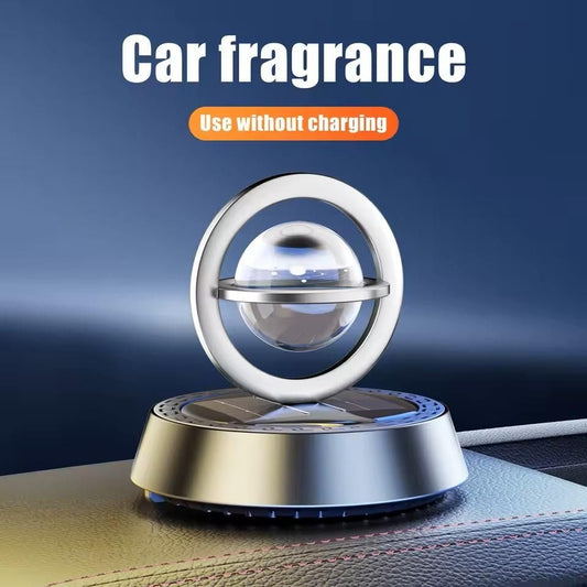 Solar car perfume diffuser with a sleek design for freshening up your vehicle's interior
