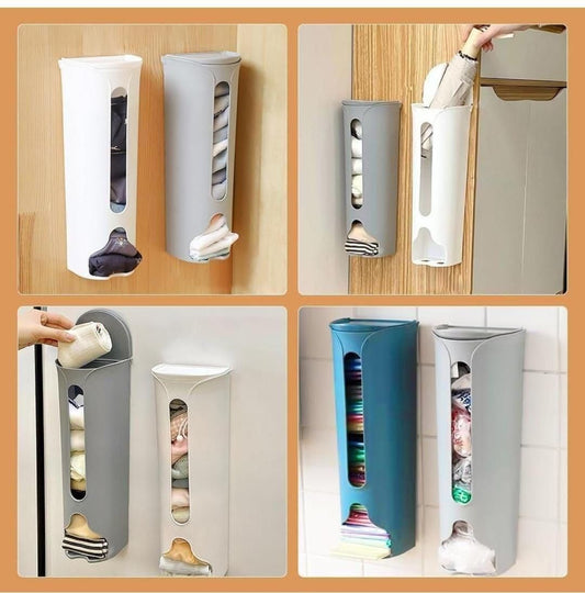 THE GIR FARMER space saving wall storage in white, gray, and blue for organizing clothes or towels
