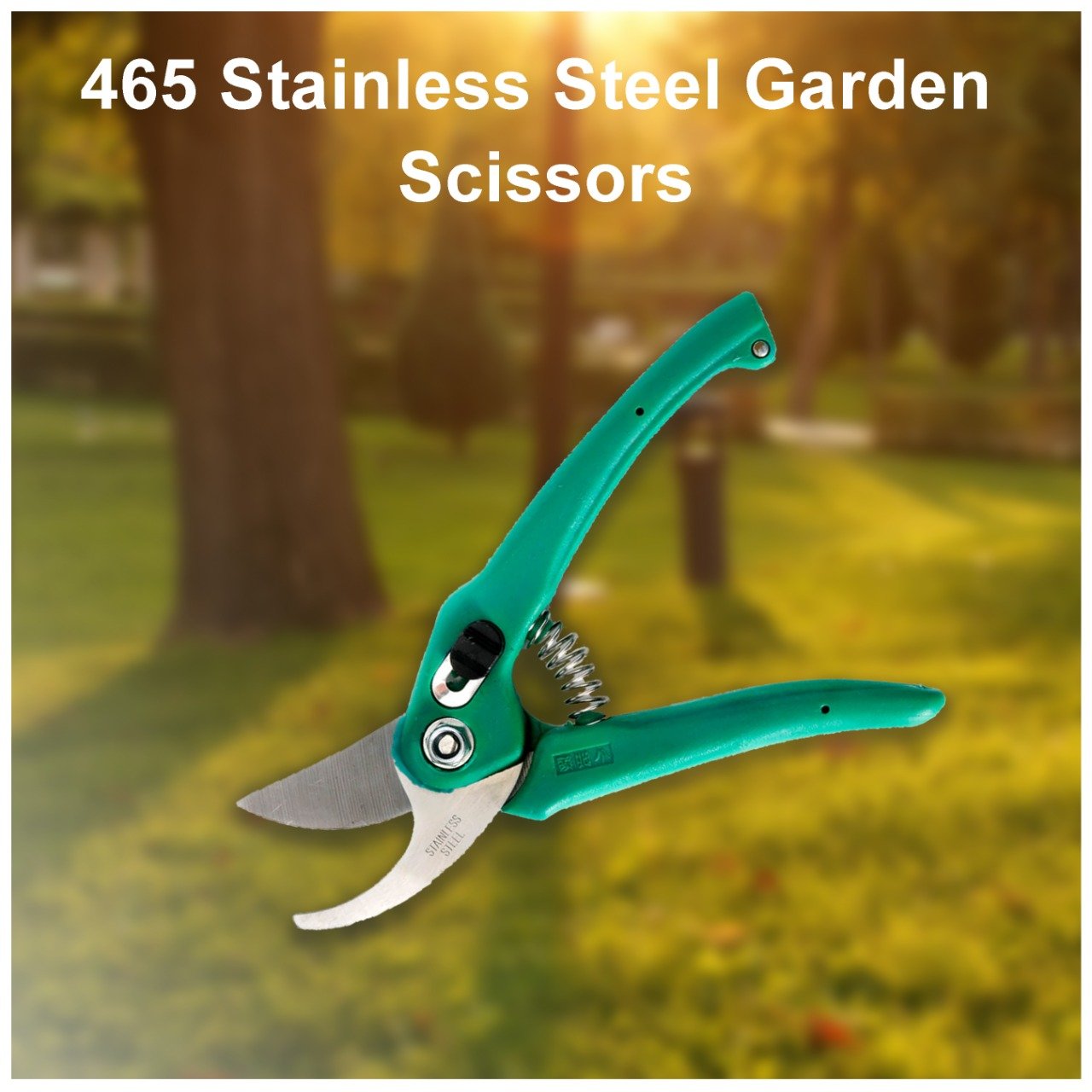 Stainless Steel Garden Scissors with a comfortable grip for precision cutting in your garden