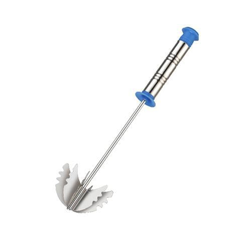 Your Brand stainless steel hand blender for lassi with ergonomic handle and spiral whisk design
