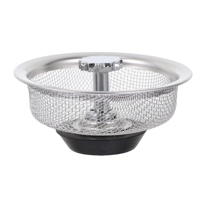 Your Brand stainless steel sink strainer designed for easy food waste disposal and durability