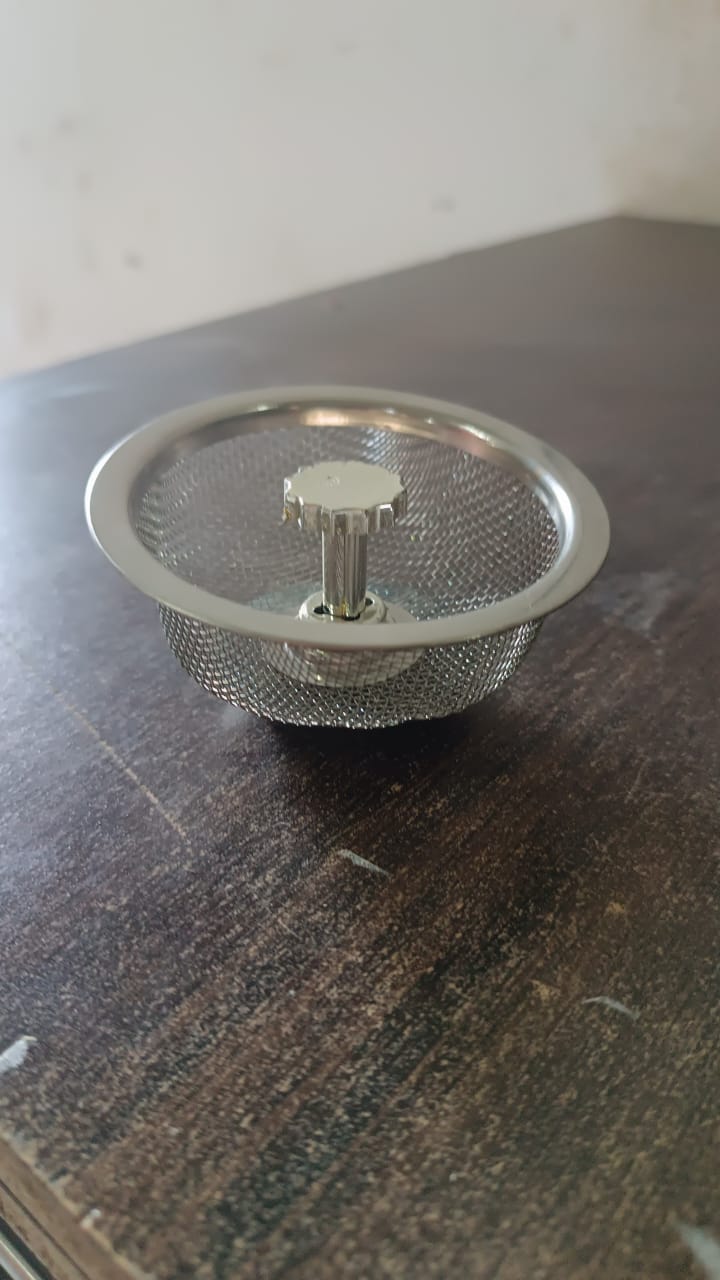 Your Brand stainless steel sink strainer designed for efficient draining and debris collection