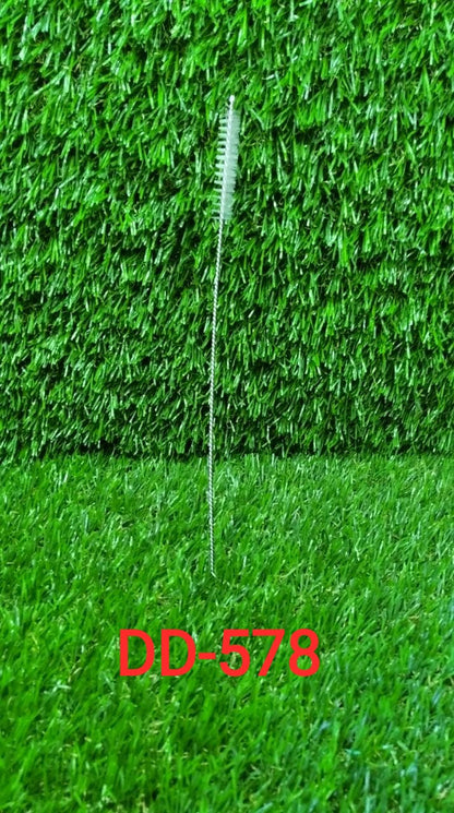 Stainless steel straw cleaning brush designed for easy cleaning of reusable straws