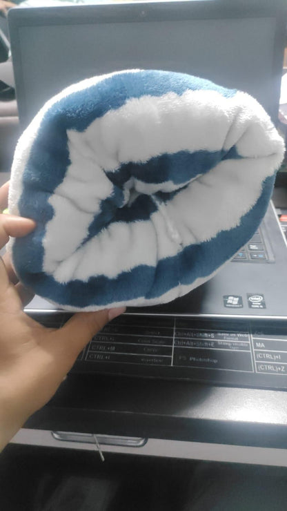 Soft and plush supportive cozie cradle pillow perfect for comfortable lounging or sleep