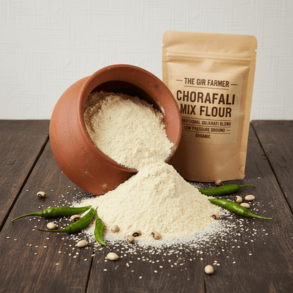 The Gir Farmer Chorafali Flour | Low Pressure Ground Traditional Gujarati Chorafali Mix Flour