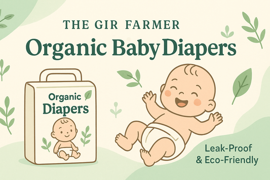 THE GIR FARMER Organic Baby Diapers Social Media Banner