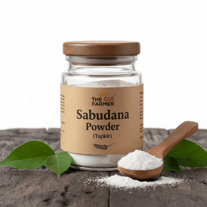 The Gir Farmer Sabudana Powder (Tapkir) | Low Pressure Ground Pure & Healthy Vrat (Fasting) Flour