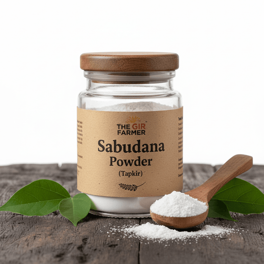The Gir Farmer Sabudana Powder (Tapkir) | Low Pressure Ground Pure & Healthy Vrat (Fasting) Flour