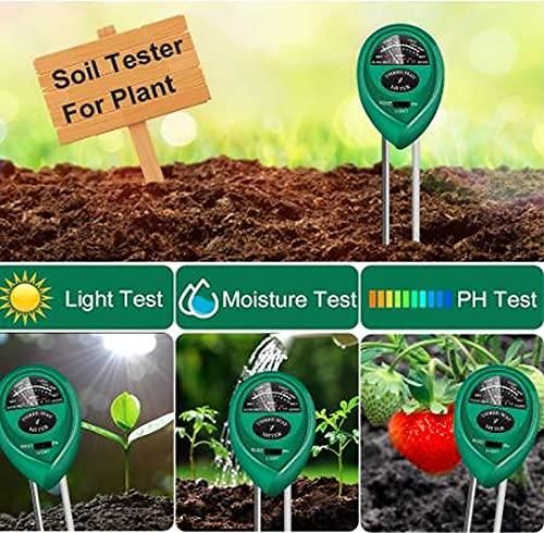Best soil meter for home gardening measuring light moisture and pH levels in soil