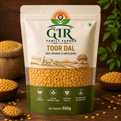 Organic Natural Tur Dal - Organic Lentils