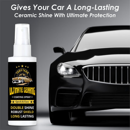 Ultimate ceramic coating spray for a long-lasting shine and protection for your car's surface