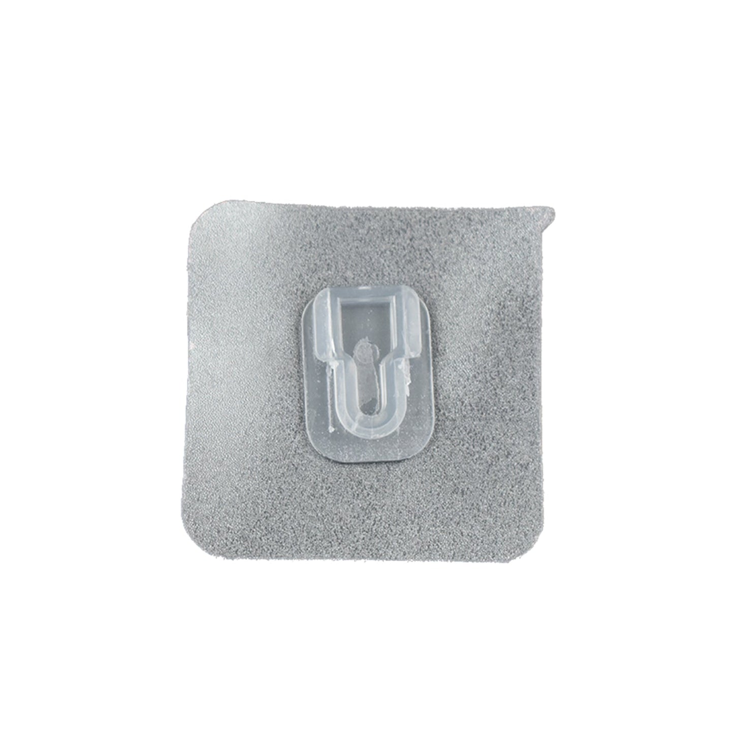 Transparent adhesive hook for wall, ideal for hanging items without damage