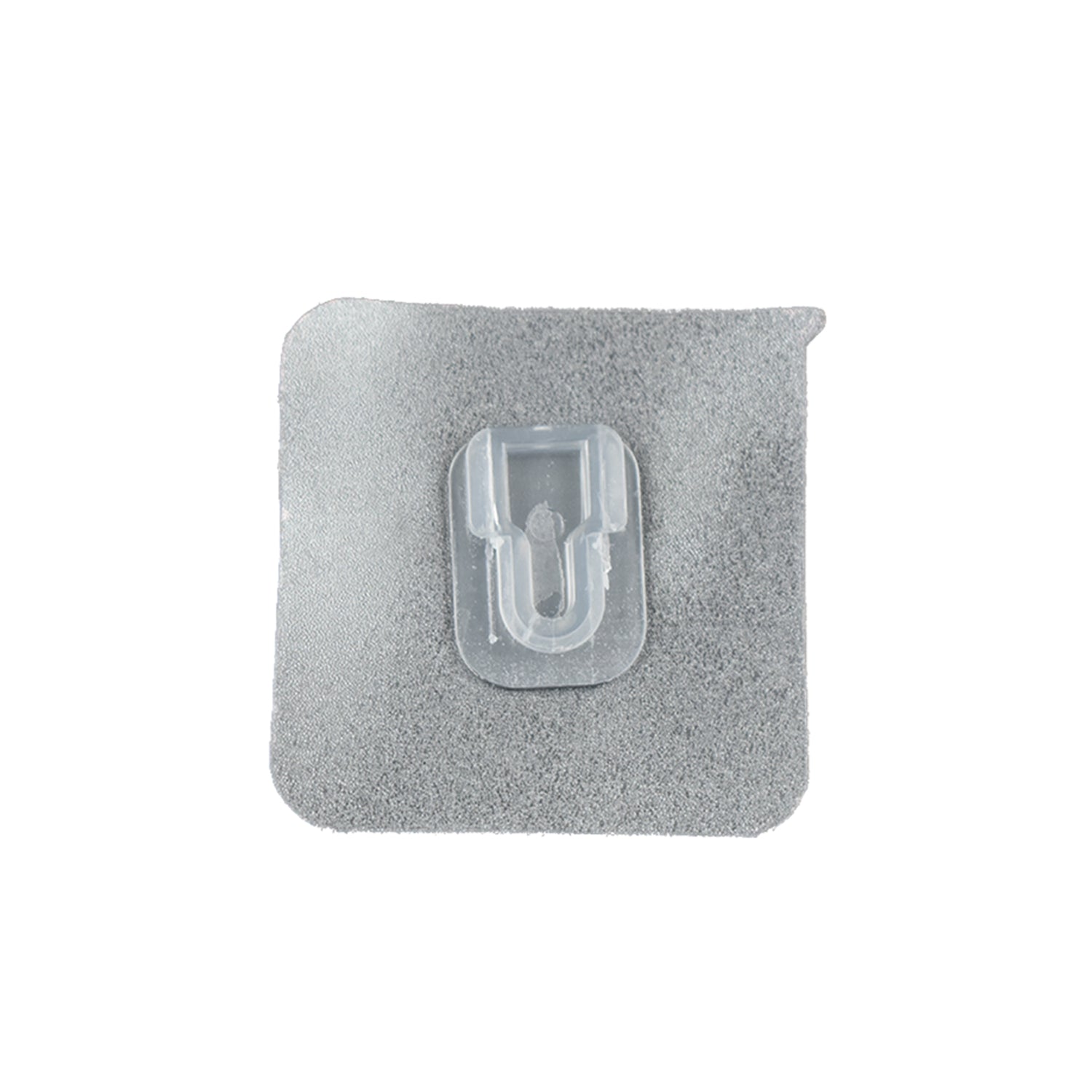 Transparent adhesive hook for wall, ideal for hanging items without damage