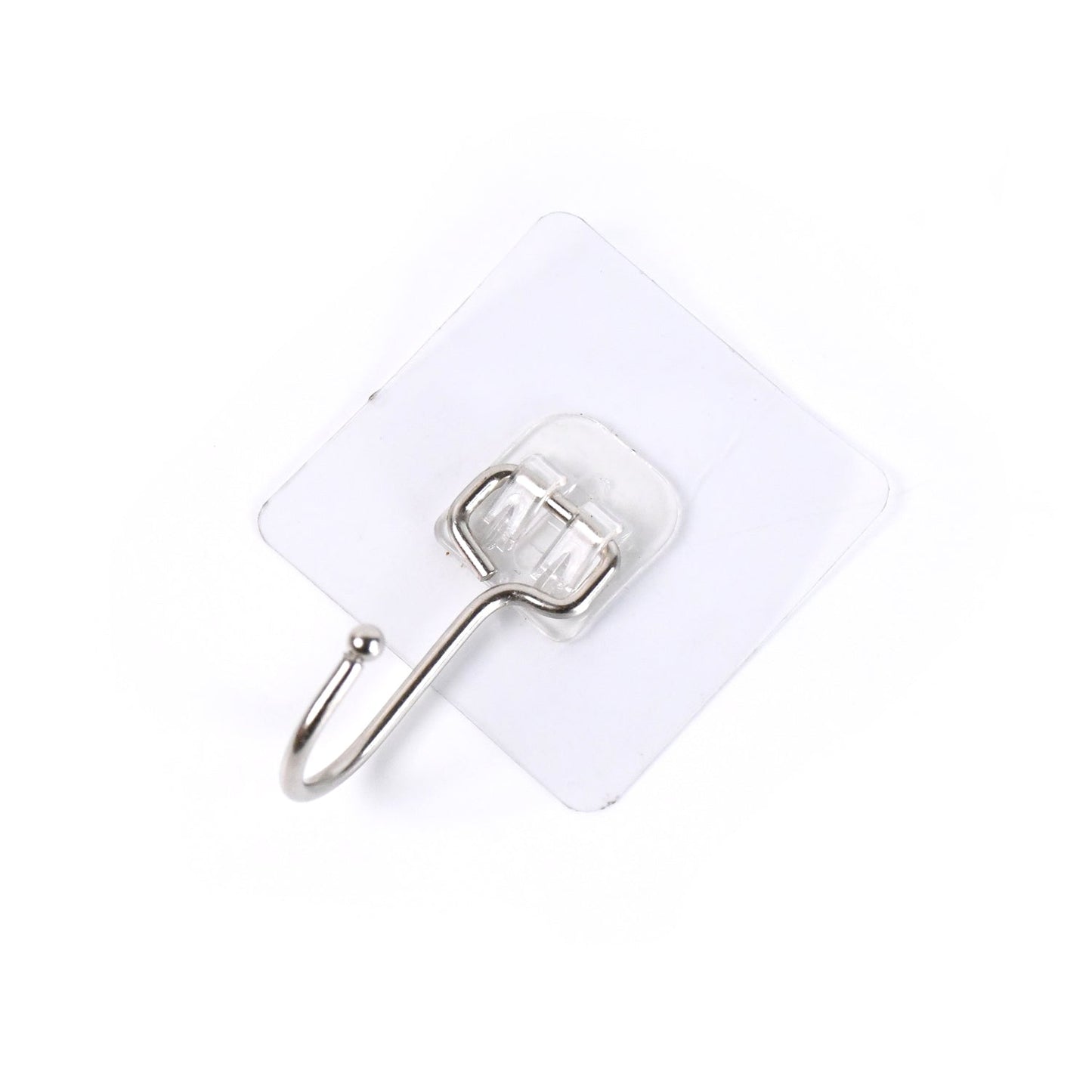 Transparent stainless steel wall hooks for easy and stylish home organization
