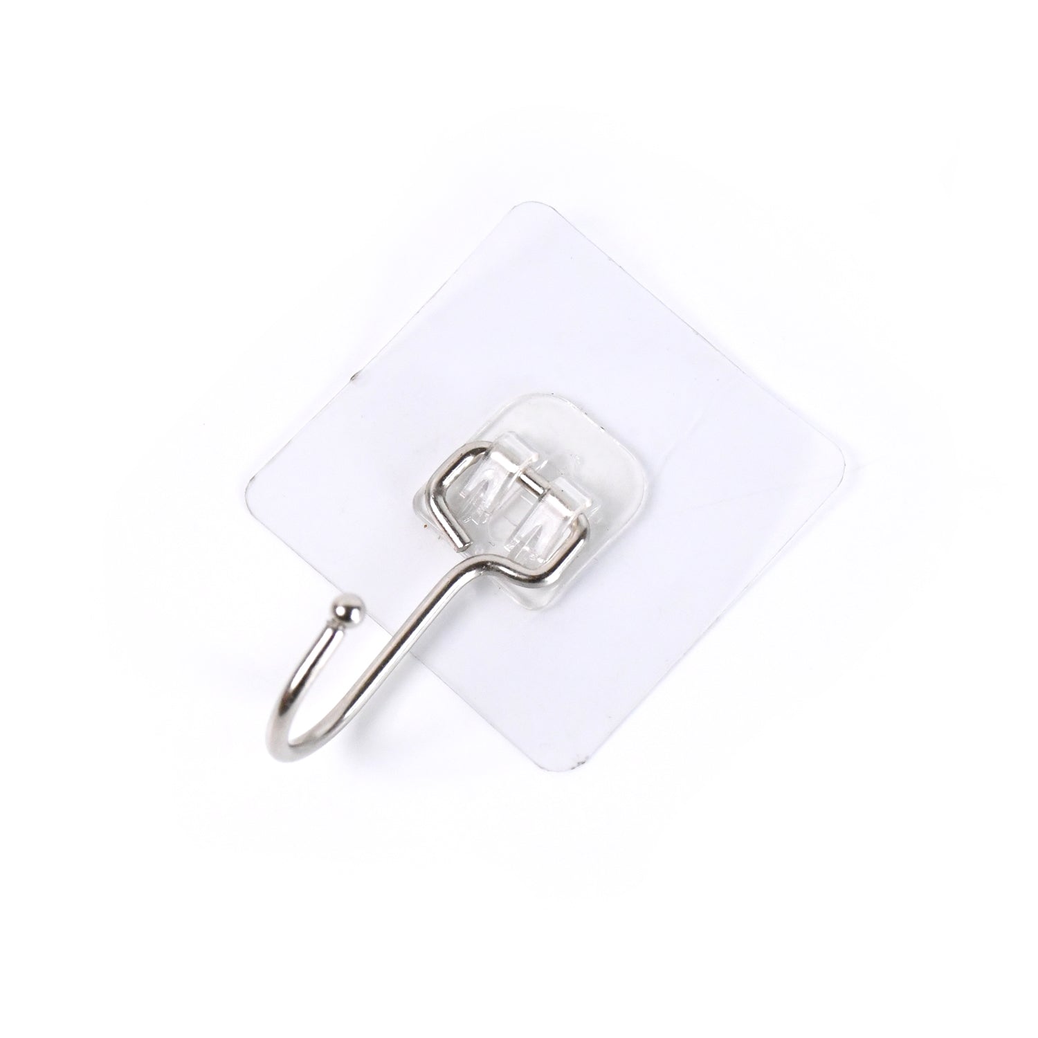 Transparent stainless steel wall hooks for easy and stylish home organization