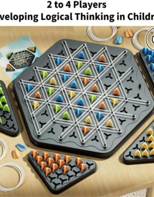 Triggle board game by Dropdash for 2 to 4 players, promoting logical thinking in children