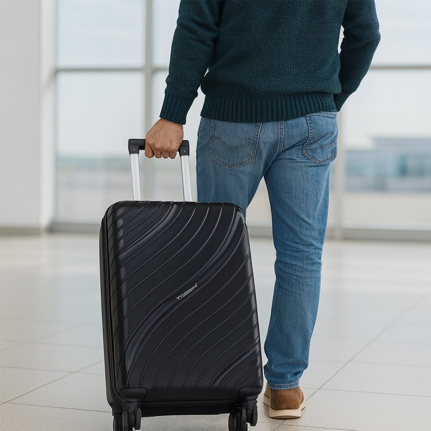 Big 4 in 1 Luggage with Wheels Travel suitcases Set (4 Pcs Set / Different Size) Your Brand