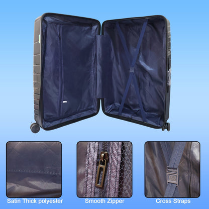 Big 4 in 1 Luggage with Wheels Travel suitcases Set (4 Pcs Set / Different Size) Your Brand