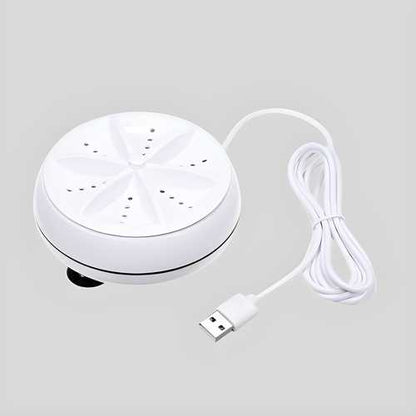 USB powered compact washer for apartments and dorms small portable laundry spinner with suction base