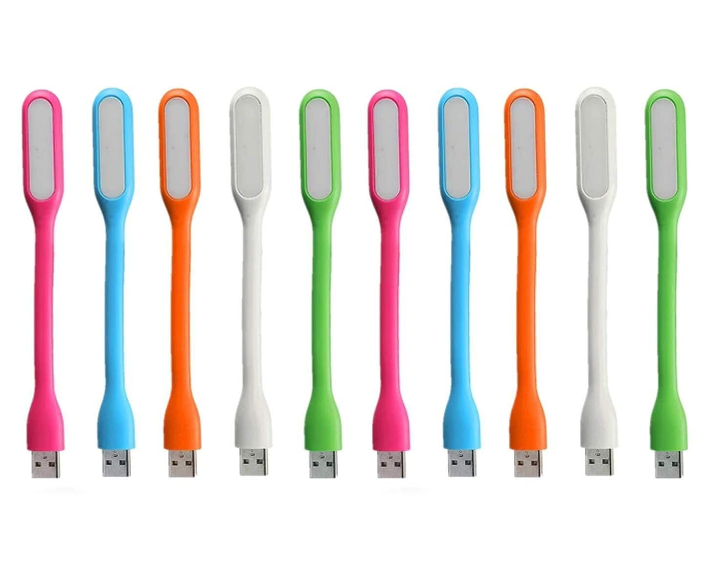 Colorful USB LED light lamp in various hues for portable illumination and convenient use