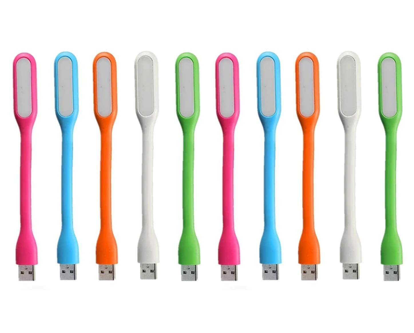 Colorful USB LED light lamp in various hues for portable illumination and convenient use