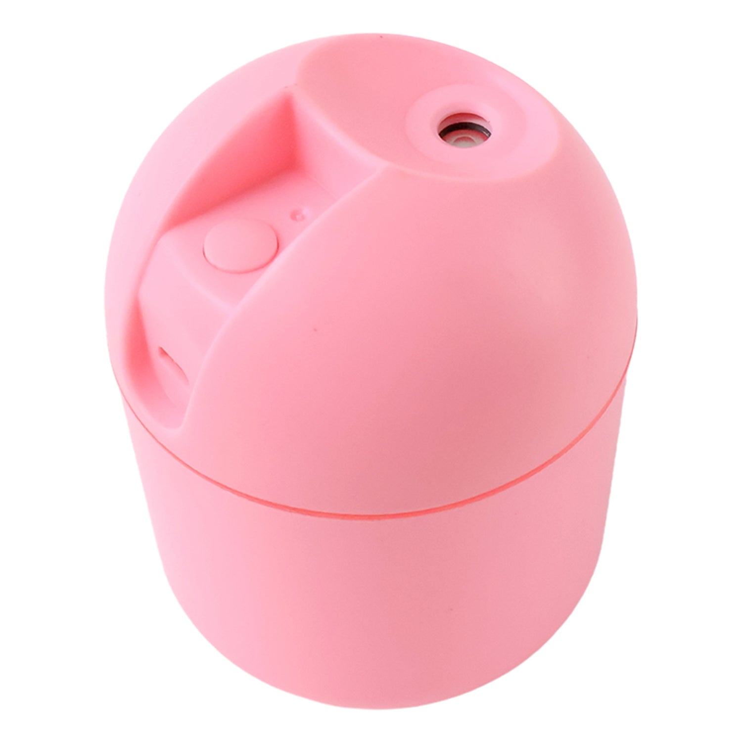 USB mini air humidifier in pink, perfect for improving air quality and adding moisture