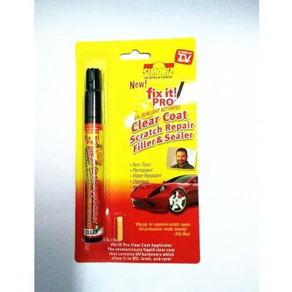 UV sunlight activated scratch remover pen for easy and effective scratch repair on vehicles