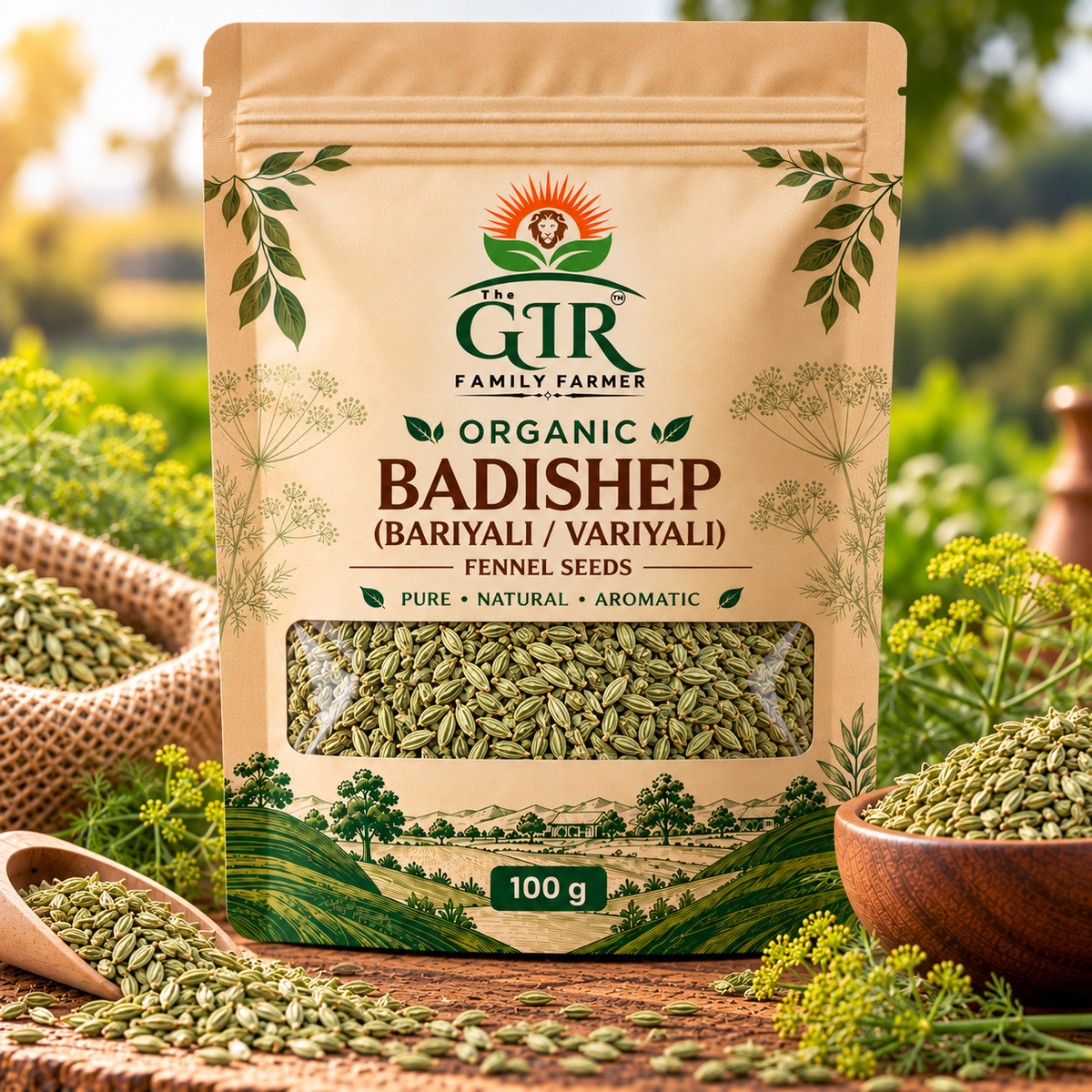 Organic Variyali (Saunf) – Fennel Seeds