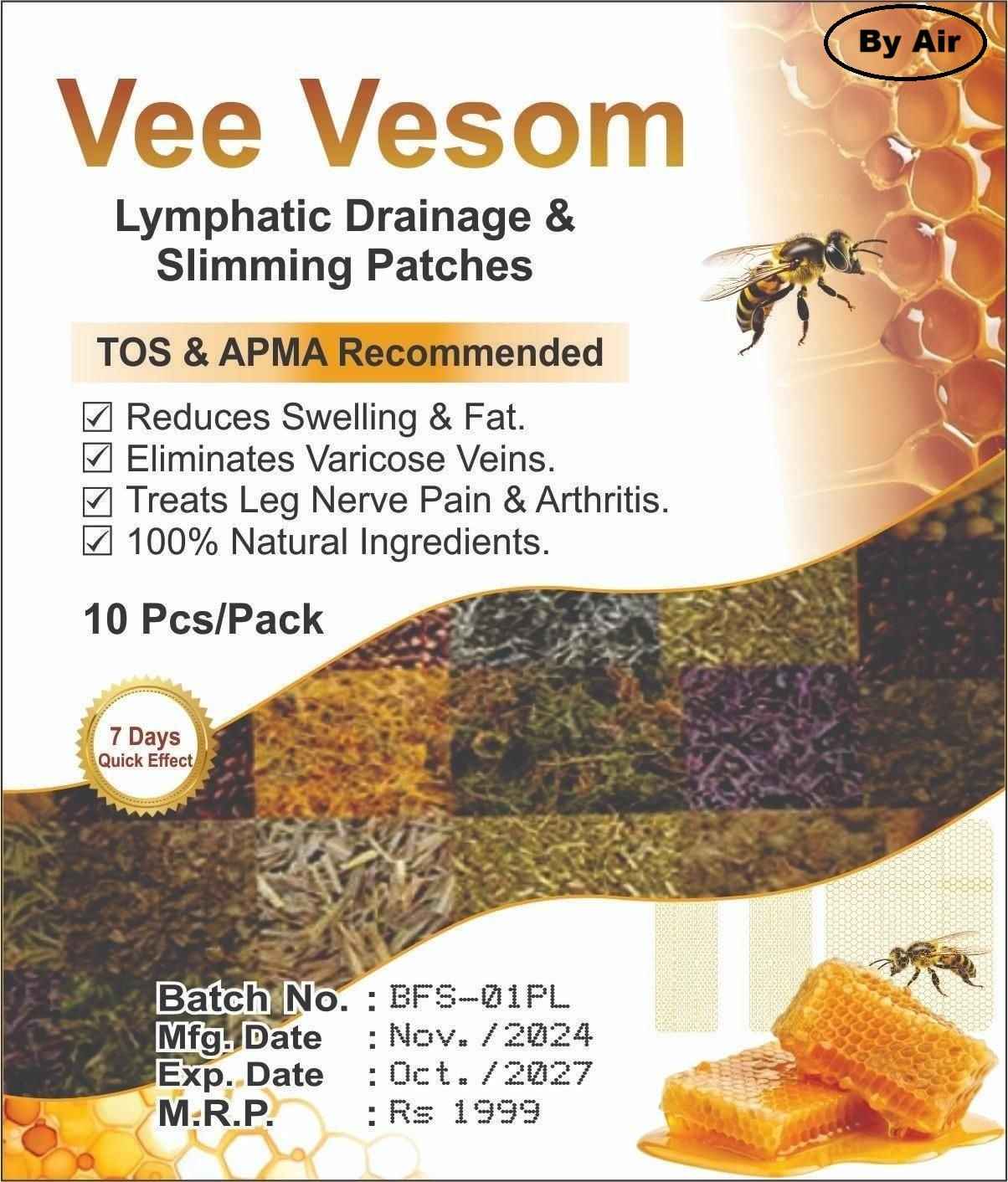 Lymphatic Drainage Slimming Patches - 10 Pcs