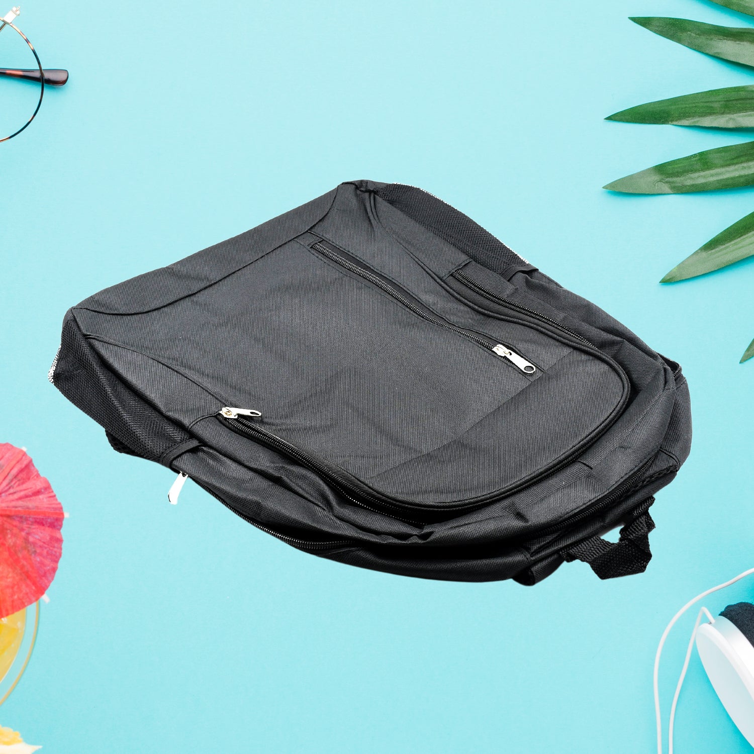 Your Brand water-resistant laptop backpack with multiple pockets for organization and comfort