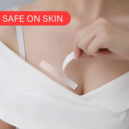 Waterproof medical tape for lingerie, safe on skin, ideal for securing delicate fabrics