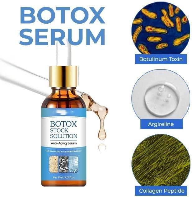 THE GIR FARMER Botox Anti-Aging Serum in a glass bottle with dropper for youthful skin