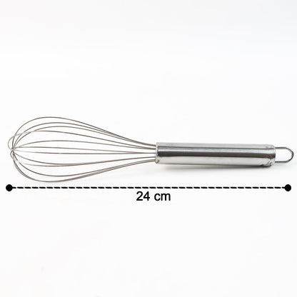 Medium Stainless Steel Balloon Whisk (24cm / 1 Pc) Your Brand