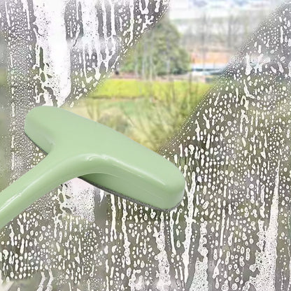 Window screen cleaning brush with ergonomic handle for effortless cleaning of windows and screens
