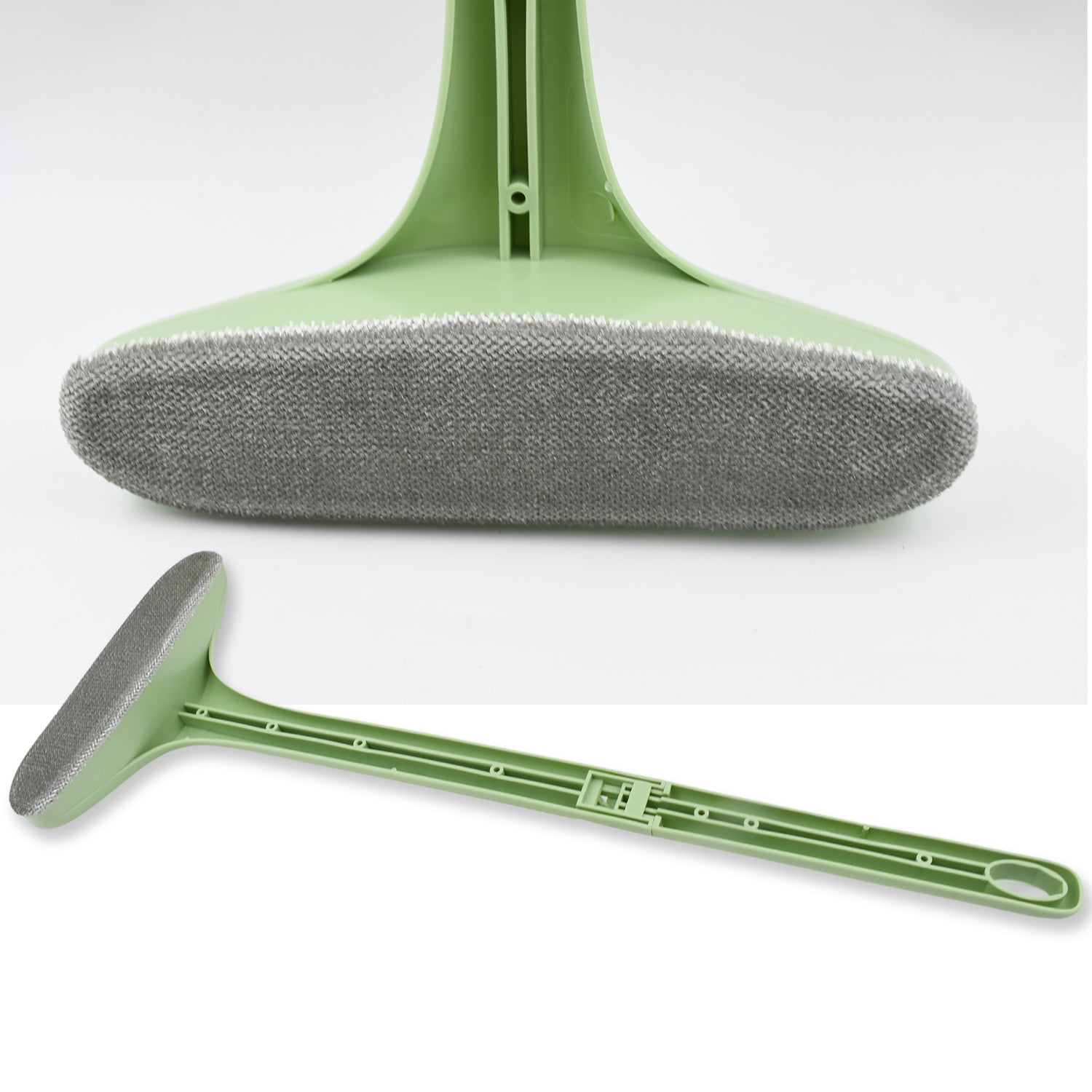 Your Brand window screen cleaning brush with comfortable handle and effective microfiber pad for easy cleaning